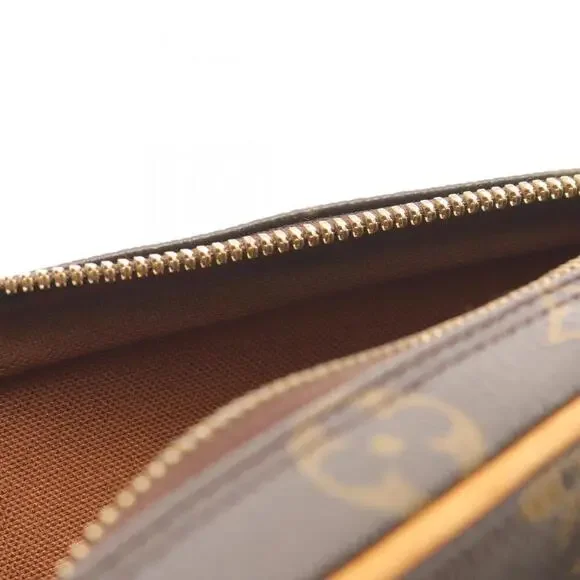 LOUIS VUITTON Brown Monogram Leather Pochette Fanny Pack - Picture 10 of 10